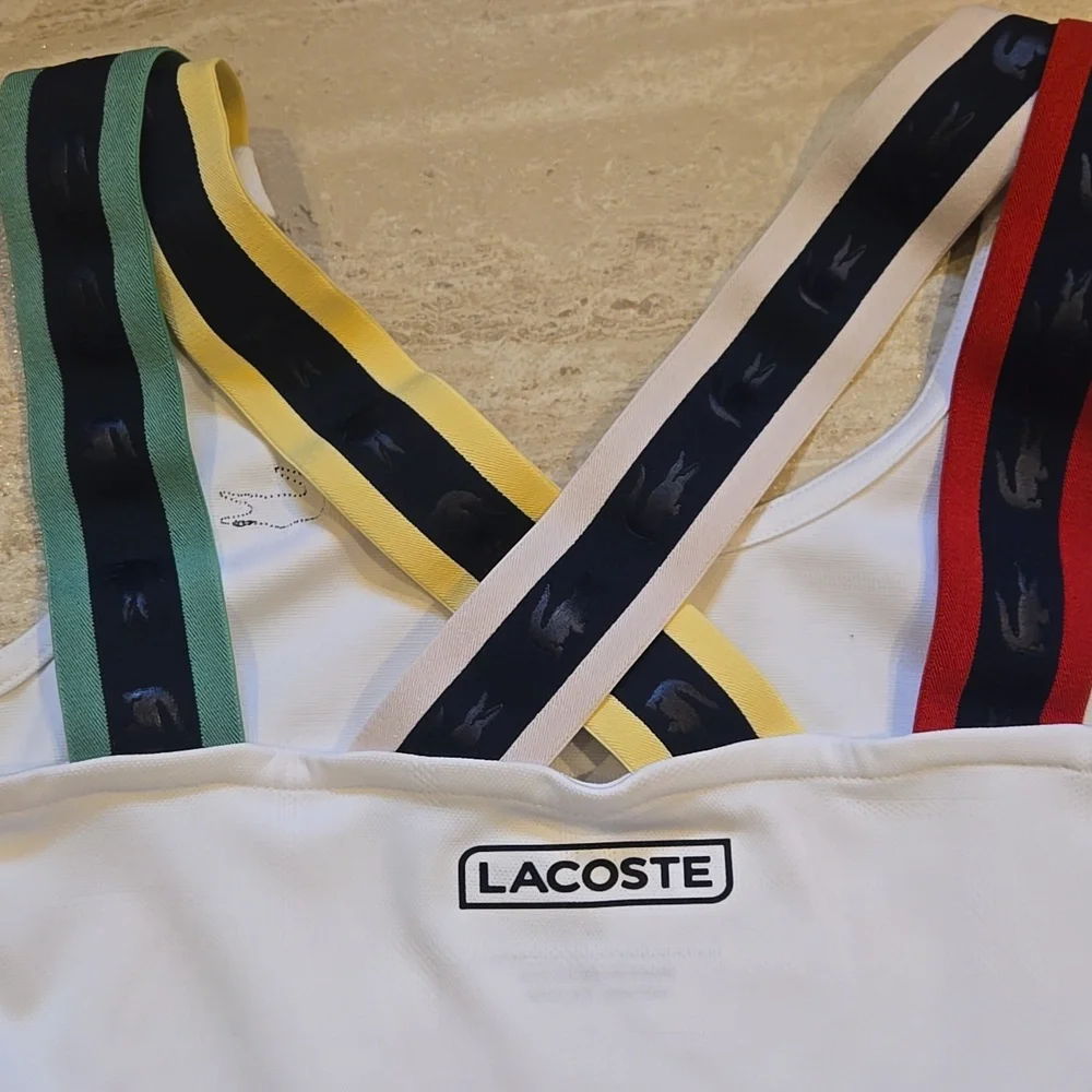 Lacoste Sport Ultr Dry Stylish Strappy Tank Top - Picture 7 of 12